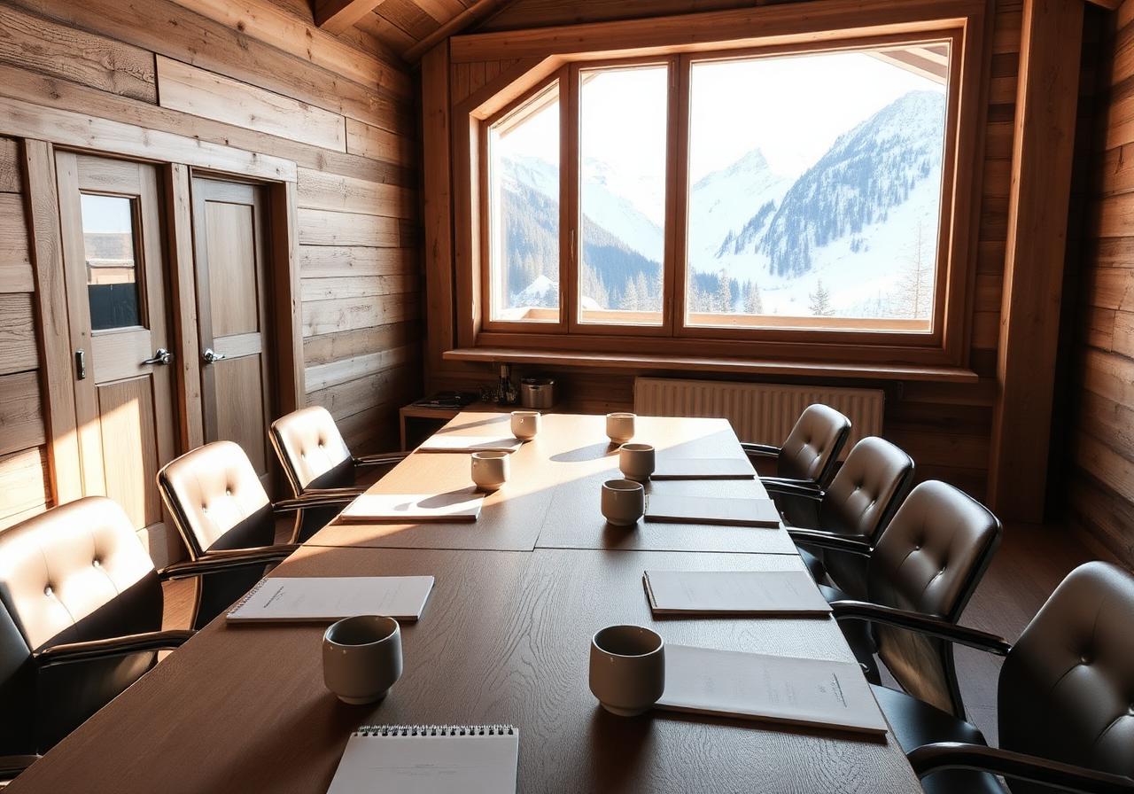 Team building dans un chalet en Savoie avec vue sur les Alpes